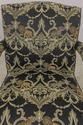 F59371EC: Vintage Chippendale Style Upholstered Op