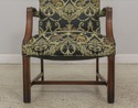 F59371EC: Vintage Chippendale Style Upholstered Op