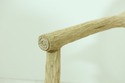 51653E: Pair Modern Design Rustic Branch Carved Ca