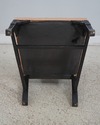 63735EC: Pair Vintage Chinese Chippendale Black La