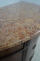 F63763EC: Vintage French Marble Top Paint Decorate