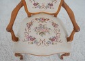 F63802EC: French Louis XV Style Hand Done Needlepo