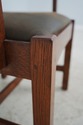 63726EC: Pair STICKLEY Arts & Crafts Mission Oak A