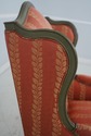 L67783: HICKORY CHAIR CO Green Painted French Berg