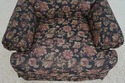 F67767: THOMASVILLE Large Floral Upholstered Club 