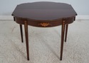 L67301: Stunning Inlaid High Quality Mahogany Game