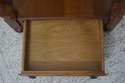 63704EC: ETHAN ALLEN Parquet Top Oak 1 Drawer End 