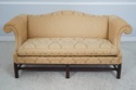 63837EC: HICKORY CHAIR CO Gold Damask Upholstered 