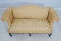 63837EC: HICKORY CHAIR CO Gold Damask Upholstered 