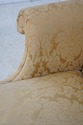 63837EC: HICKORY CHAIR CO Gold Damask Upholstered 