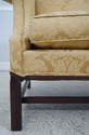 63837EC: HICKORY CHAIR CO Gold Damask Upholstered 