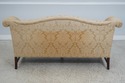 63837EC: HICKORY CHAIR CO Gold Damask Upholstered 