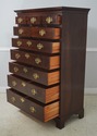 63805EC: STICKLEY 10 Drawer Cherry Chippendale Hig