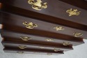 63805EC: STICKLEY 10 Drawer Cherry Chippendale Hig