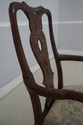 L72430: Set of 8 HENREDON Mahogany Carved Dining C