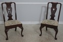 L72430: Set of 8 HENREDON Mahogany Carved Dining C