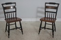 L72426: Set of 6 HITCHCOCK Painted Dining Chairs