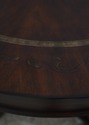 L72445: DREXEL Round French Empire Mahogany Inlaid