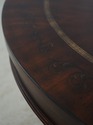 L72445: DREXEL Round French Empire Mahogany Inlaid