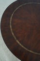 L72445: DREXEL Round French Empire Mahogany Inlaid