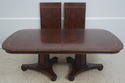 L72448: HENREDON Mahogany Double Pedestal Inlaid D