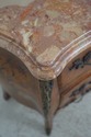 L72406: Vintage French Louis XV Style Bombe Marble