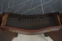 72447: HENREDON Marble Top Mahogany Sideboard Serv