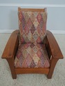 72454: STICKLEY Mission Cherry Morris Chair & Otto