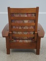 72454: STICKLEY Mission Cherry Morris Chair & Otto