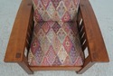 72454: STICKLEY Mission Cherry Morris Chair & Otto