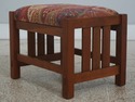 72454: STICKLEY Mission Cherry Morris Chair & Otto