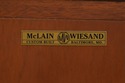 L72427: MCLAIN WEISLAND Regency Custom Mahogany Ma