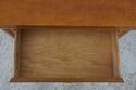 72457: Pair HICKORY White 1 Drawer Tiger Maple Inl