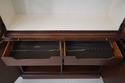 67791: EJ VICTOR Highly Inlaid Breakfront Bookcase