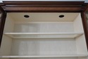 67791: EJ VICTOR Highly Inlaid Breakfront Bookcase