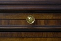 67791: EJ VICTOR Highly Inlaid Breakfront Bookcase