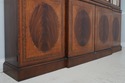 67791: EJ VICTOR Highly Inlaid Breakfront Bookcase