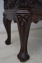 F67609: Antique Victorian Carved Mahogany Curio Di