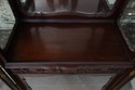 F67609: Antique Victorian Carved Mahogany Curio Di