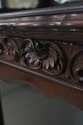 F67609: Antique Victorian Carved Mahogany Curio Di