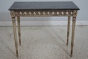 L67843: French Louis XVI Style Carved Base Console