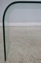 F67859: FIAM Italian Modern Bent Glass Coffee Tabl