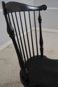 F67821: Pair Black Painted Comb Back Windsor Armch
