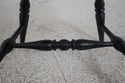 F67821: Pair Black Painted Comb Back Windsor Armch