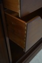67791: EJ VICTOR Highly Inlaid Breakfront Bookcase