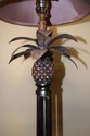 LF41793: Pair Pineapple Palm Tree Form Tall Table 
