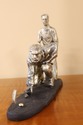 LF44005EC: Golfer Sculpture On Base