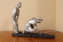 LF44005EC: Golfer Sculpture On Base