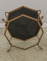 L59604EC: Large Octagonal Gold Gilt Iron Base Otto