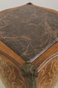 F59484EC: Pair French Louis XV Style Inlaid Marble